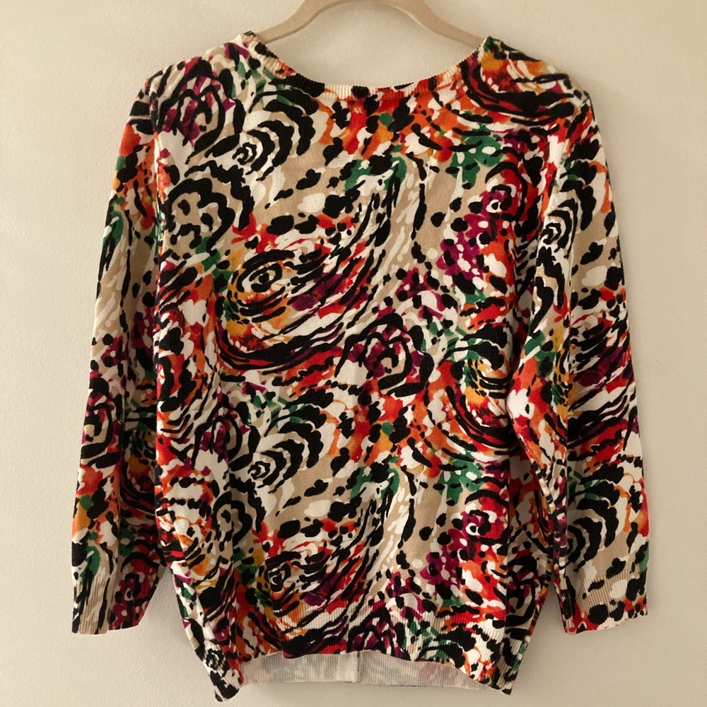 Ruby Rd Floral Cardigan size Large‎ - Picture 2 of 5